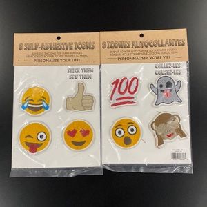 NEW: Self-Adhesive Icons - 8 Stick/Sew On Patches